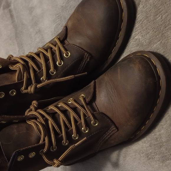 Dr. Martens  1460 Crazy Horse Distressed Boots - Picture 8 of 8
